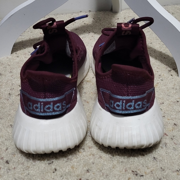 EUC Adidas Cloudfoam Maroon Athletic Shoes 8 - Picture 2 of 6